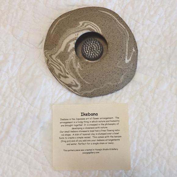 Other - Ikebana Stoneware Bowl (Japanese Art of Flowers)